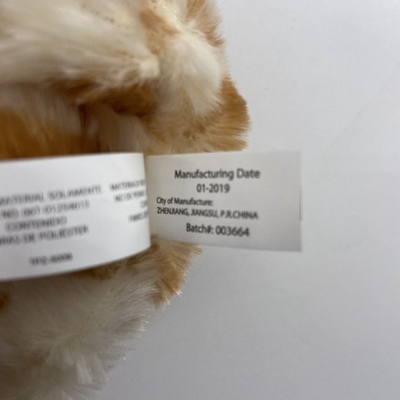 The Petting Zoo Giraffe Lovey Security Blanket Snugglerz Rattle Plush Toy - Picture 6 of 8